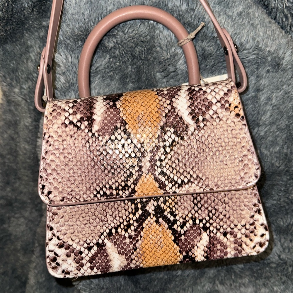 Snakeskin Satchel